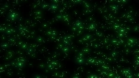 puntos brillantes verdes sobre fondo negro elemento de diseño versátil para sitios web y productos