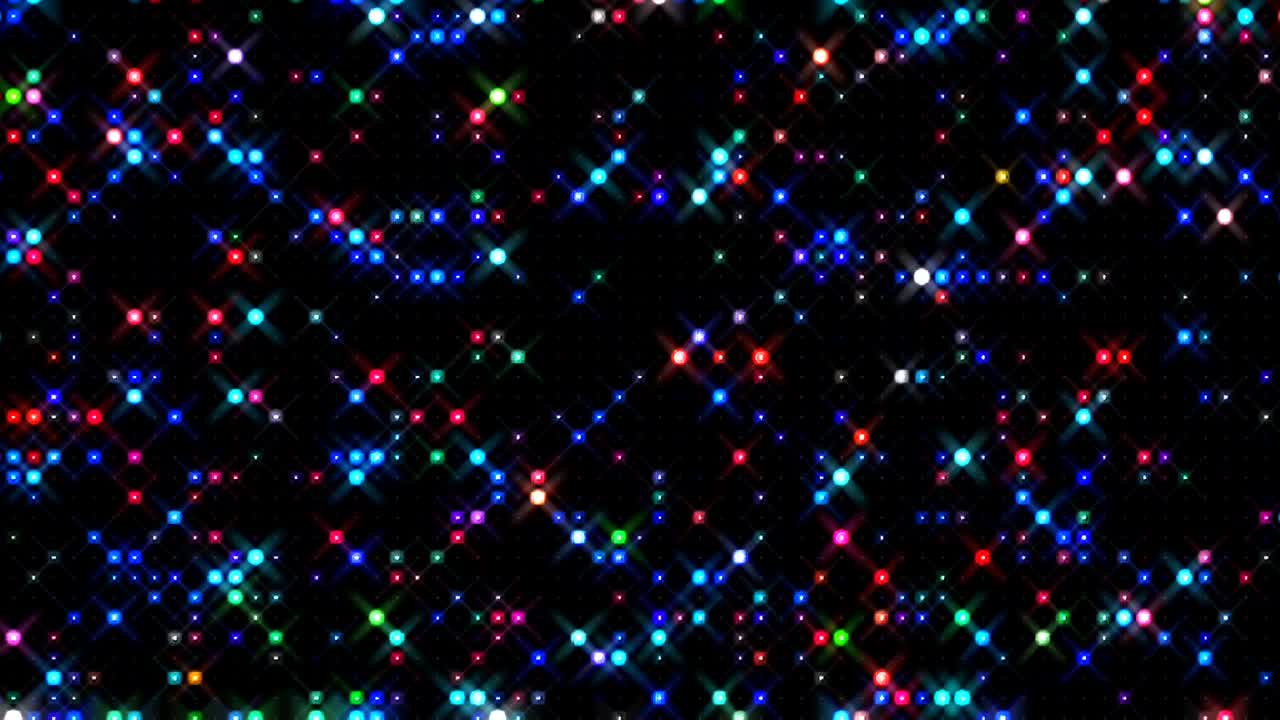 빛나는 밝은 선은 검은 바탕에 파동 움직임을 설정, 다채로운