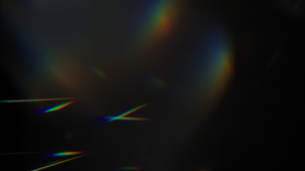Rainbow Prism Light Leaks Effects Movement Overlay Abstract