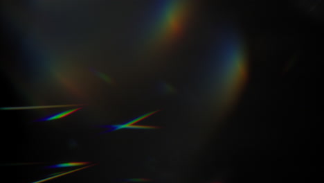 rainbow prism light leaks effects movement overlay abstract