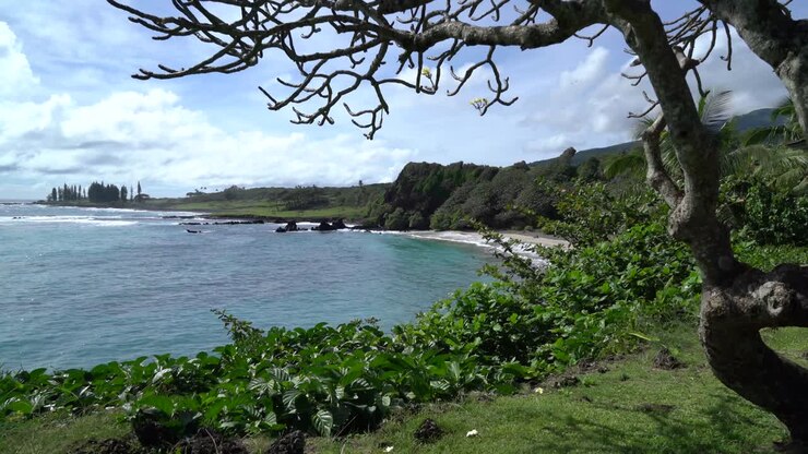 Hawaii, vista panoramica sull'oceano