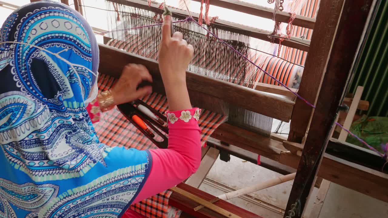 Home manufacture of fabrics and textiles, longyis, scarves