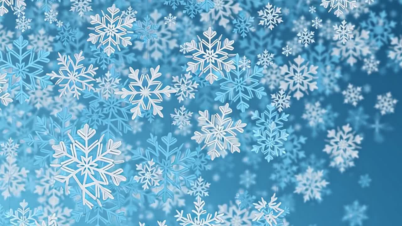 fondo de copos de nieve