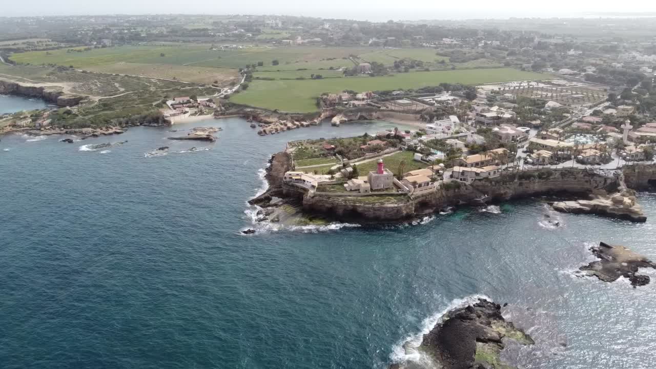 playa de siracusa sicilia sicilia italia italia por el dron