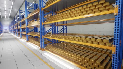 animación de barra de oro apilada, lingotes de oro barras de oro riqueza del tesoro lingotes de lujo comercio de bienes financieros