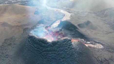 Iceland-Fagradalsfjall-Volcano-Eruption-Aerial-Drone