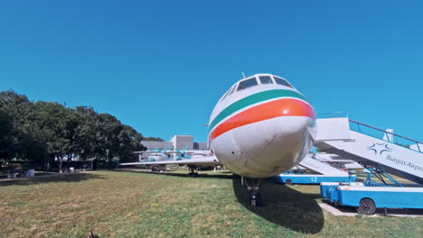 the plane in the open air museum