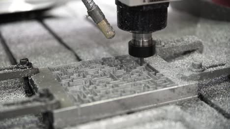 máquina de fresado cnc para el trabajo de metales.