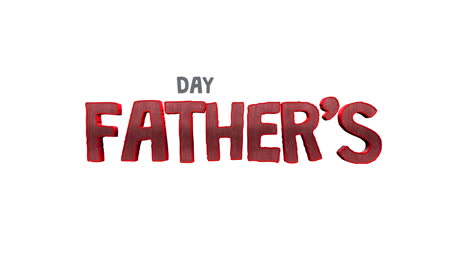 Cartoon-red-Fathers-Day-text-on-white-gradient