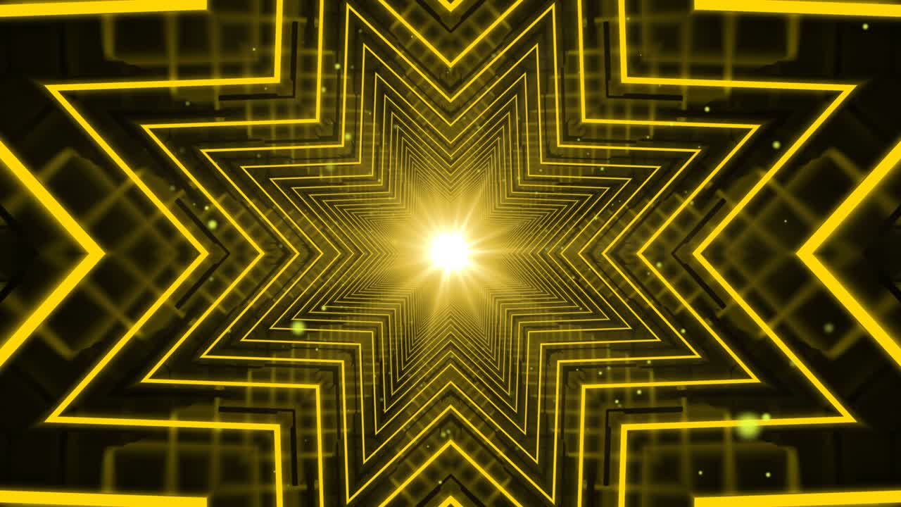 bucle de pasillo amarillo