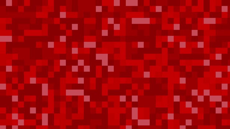 Red digital squares background