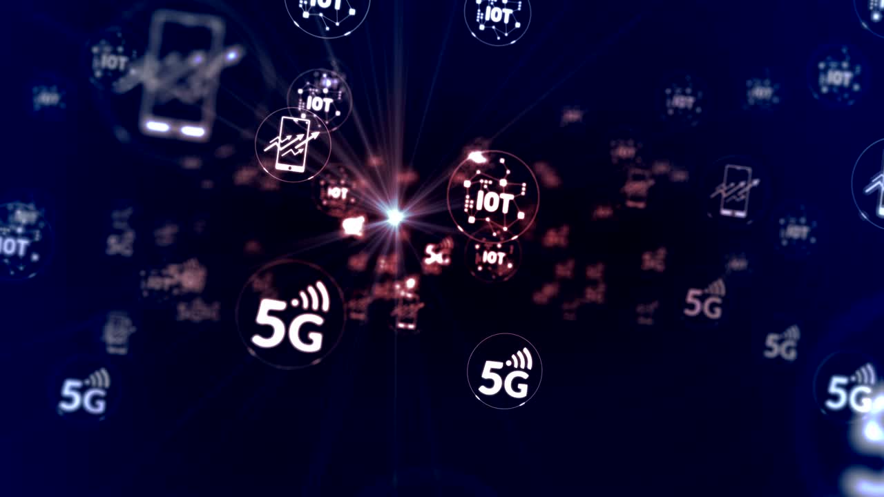 simboli 5g ciclo senza cuciture