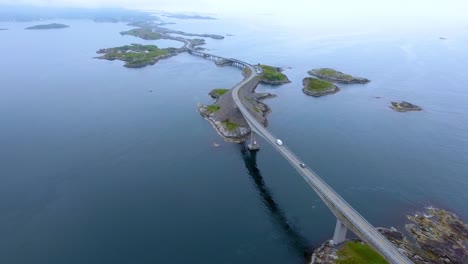 Luftaufnahmen-Der-Atlantikstraße-In-Norwegen