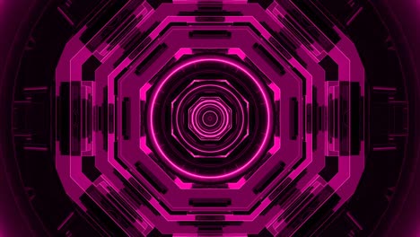 rendering 3d abstract geométrico moderno de fondo de túnel
