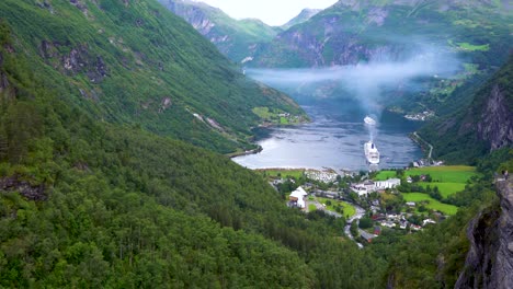 geiranger fjord, norway.