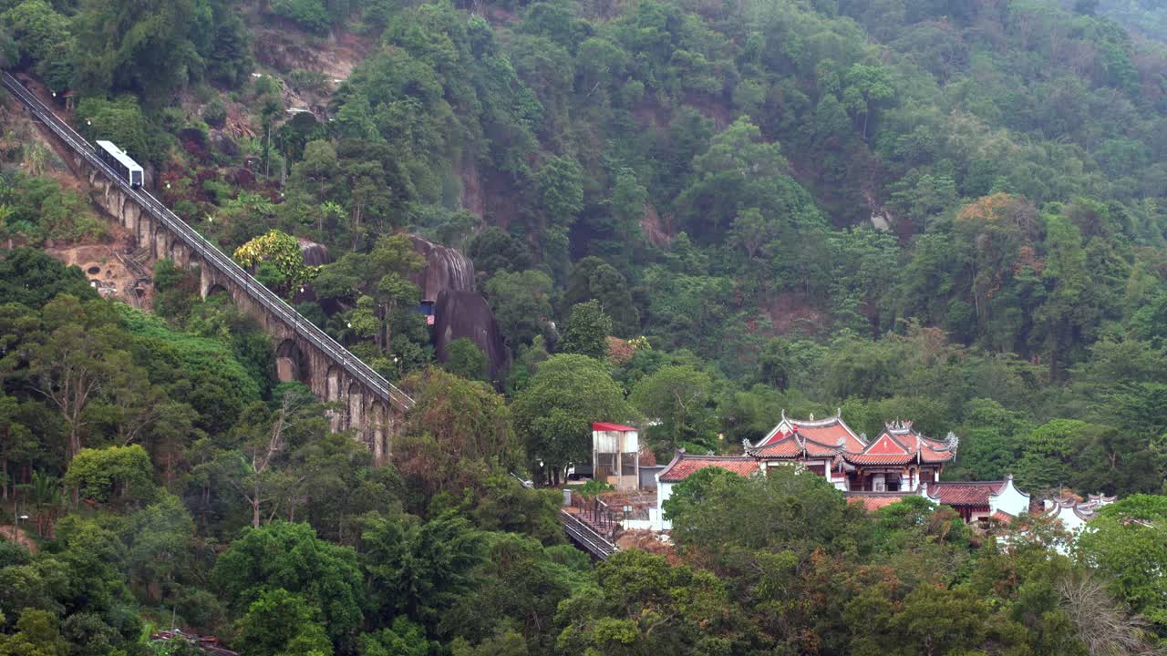 el funicular de penang se ha caído.