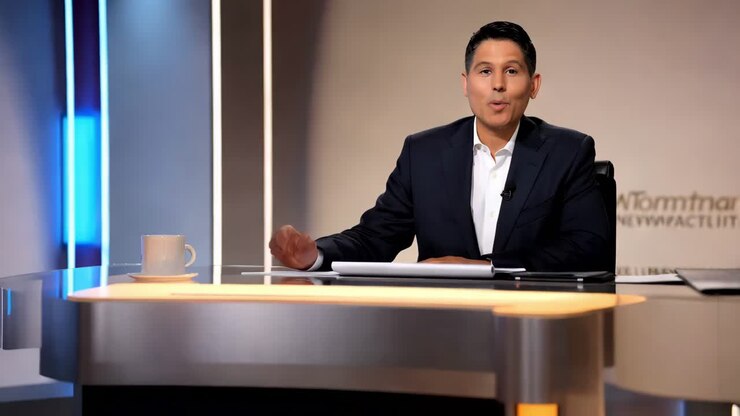 News Anchor in Studio