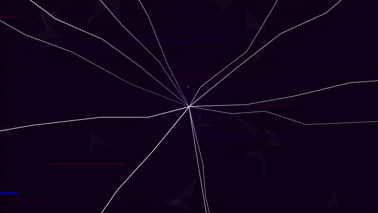 Abstract Digital Network Background with Glitch Effects