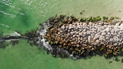 calma de las olas del océano del golfo de méxico costas de alabama ohio