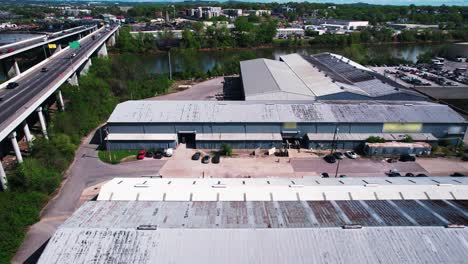 industrial warehouses in nashville tennessee next to highway 24 silliman evans bridge