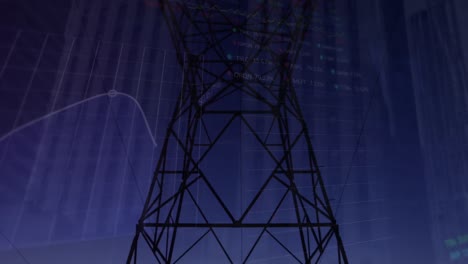 Animation-of-data-processing-over-pylon