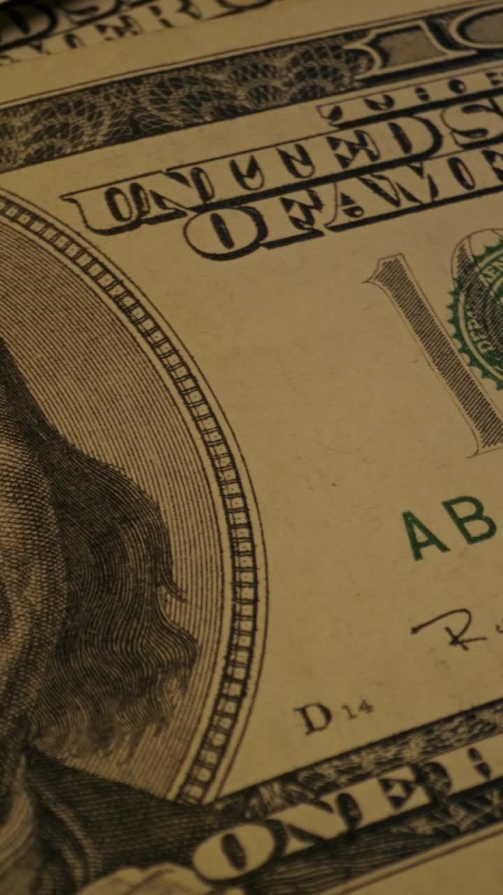 Nærbillede af amerikanske dollarsedler