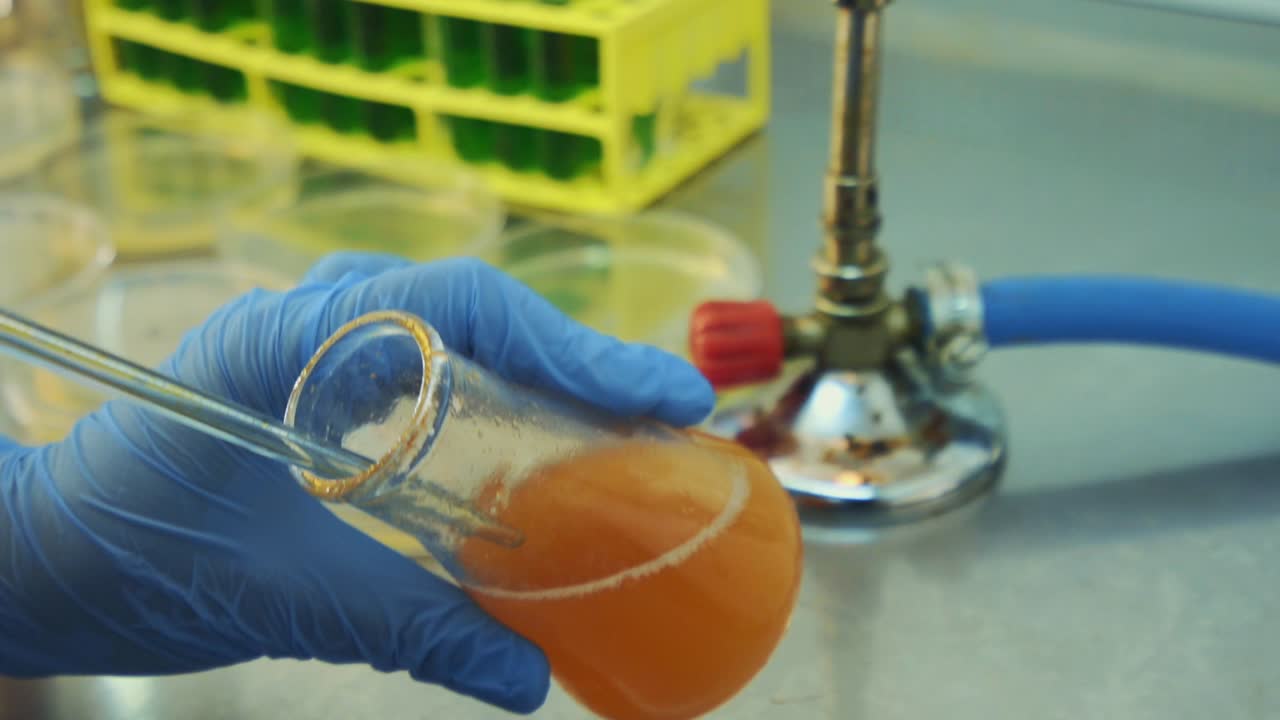 acid production. the acid in the glass takes it from the liquid by measuring it.