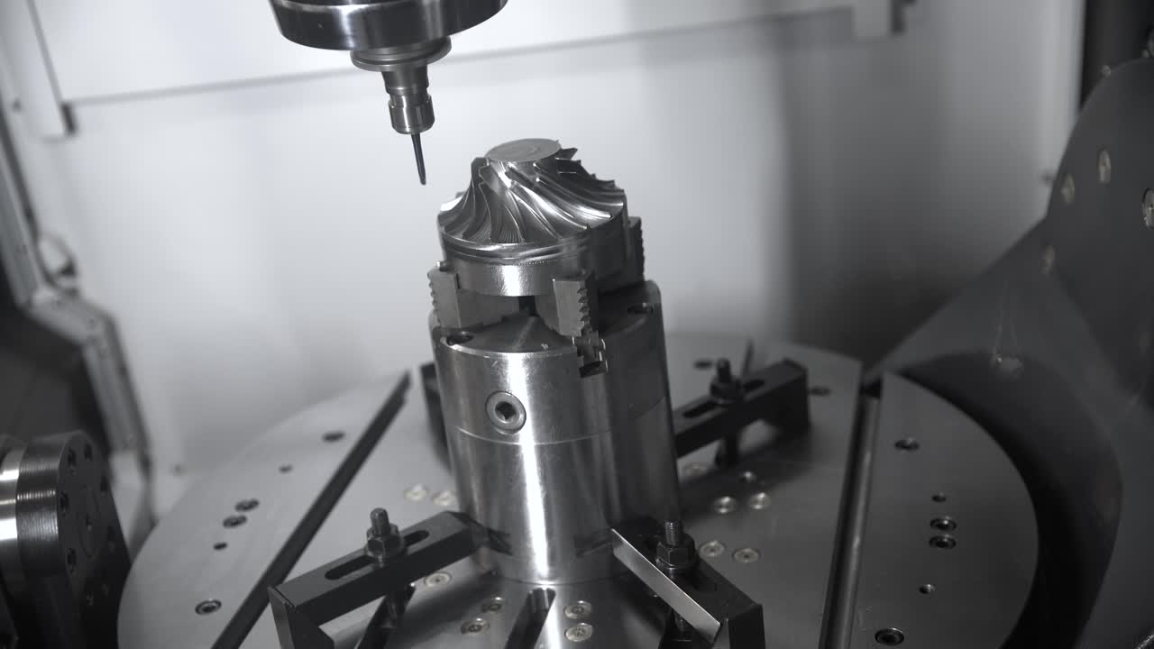 금속 가공 cnc 밀링 머신.