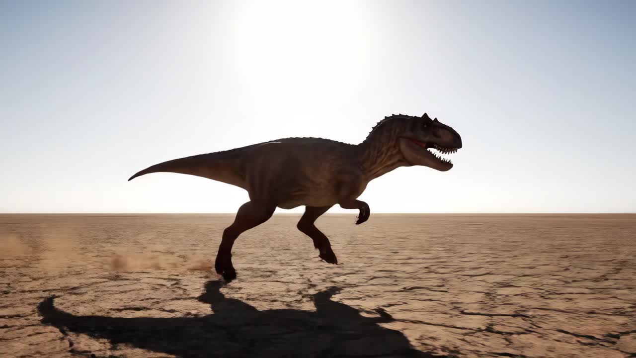 Allosaurus in the Desert