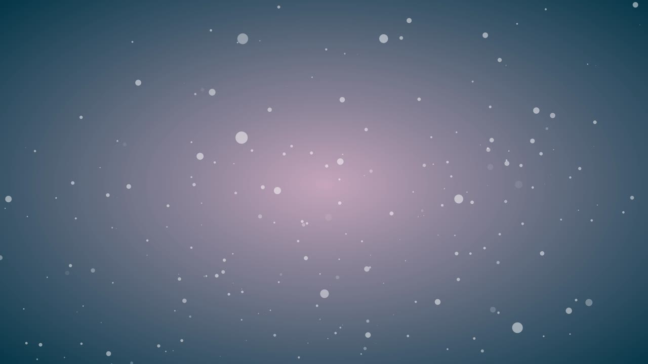 particles circle rotate on color background. Glittering Particles With Bokeh.