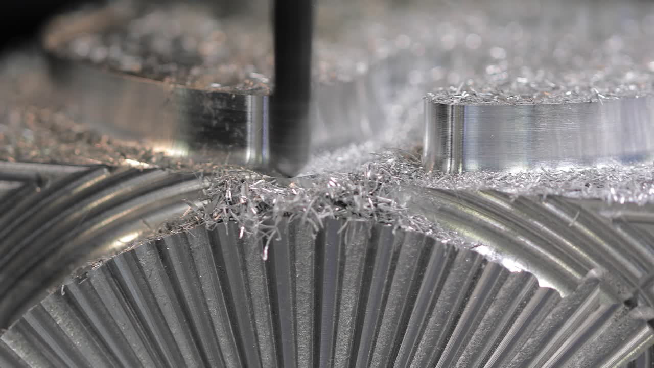 금속 가공 cnc 밀링 머신.