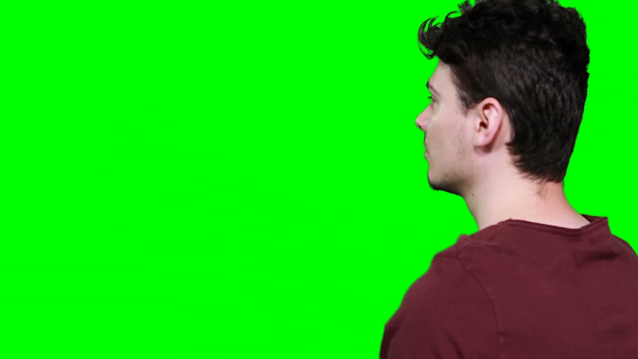 Man registering thumb on digital screen