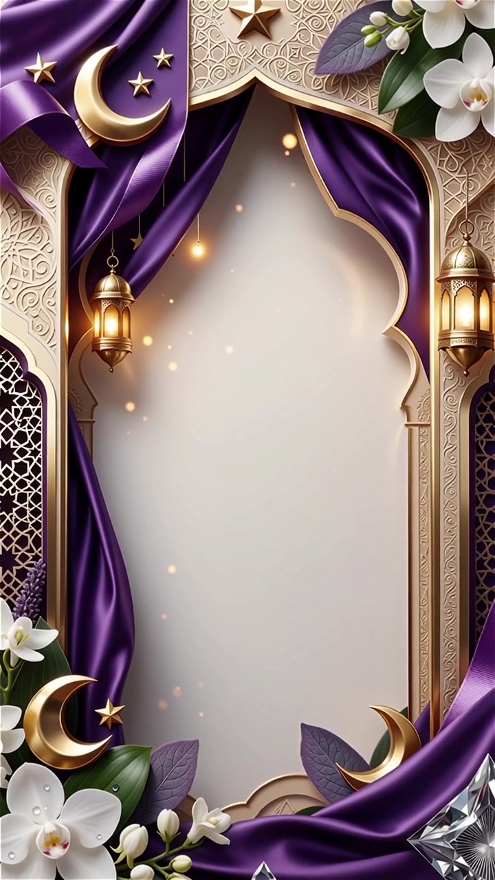 Compleanno del Profeta Maometto Mawlid al-Nabi Sfondo Islamico