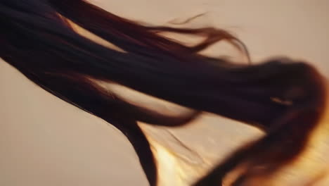 abstract brown hair