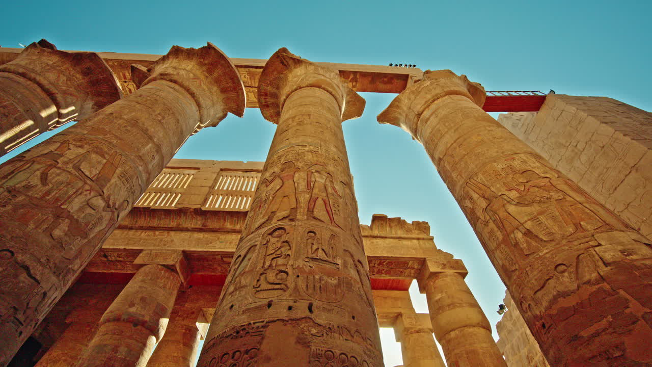 Ancient Egyptian Temple Columns