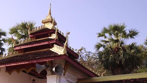 Ancient-temple-in-Vientiane,-the-capital-city-of-Laos