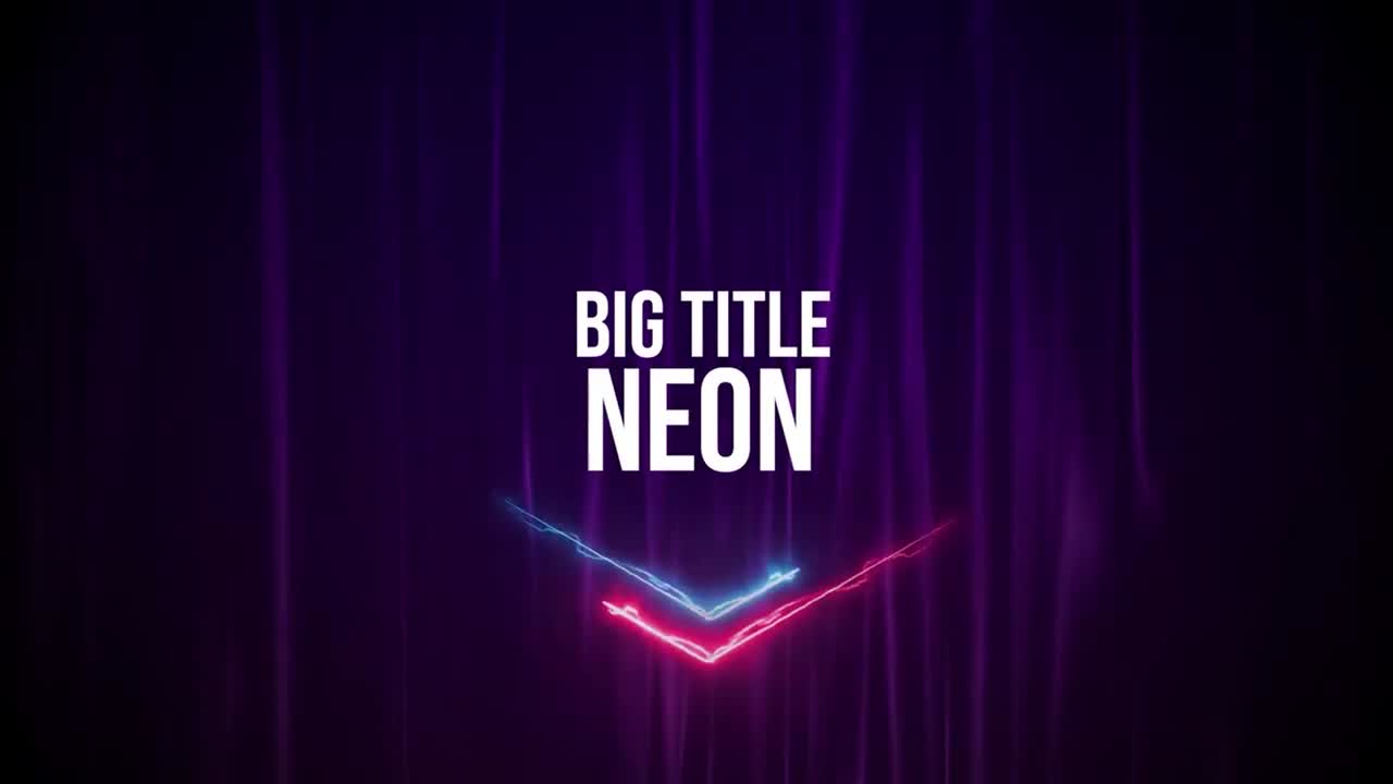 Testo al neon luminoso di grandi dimensioni per le intestazioni