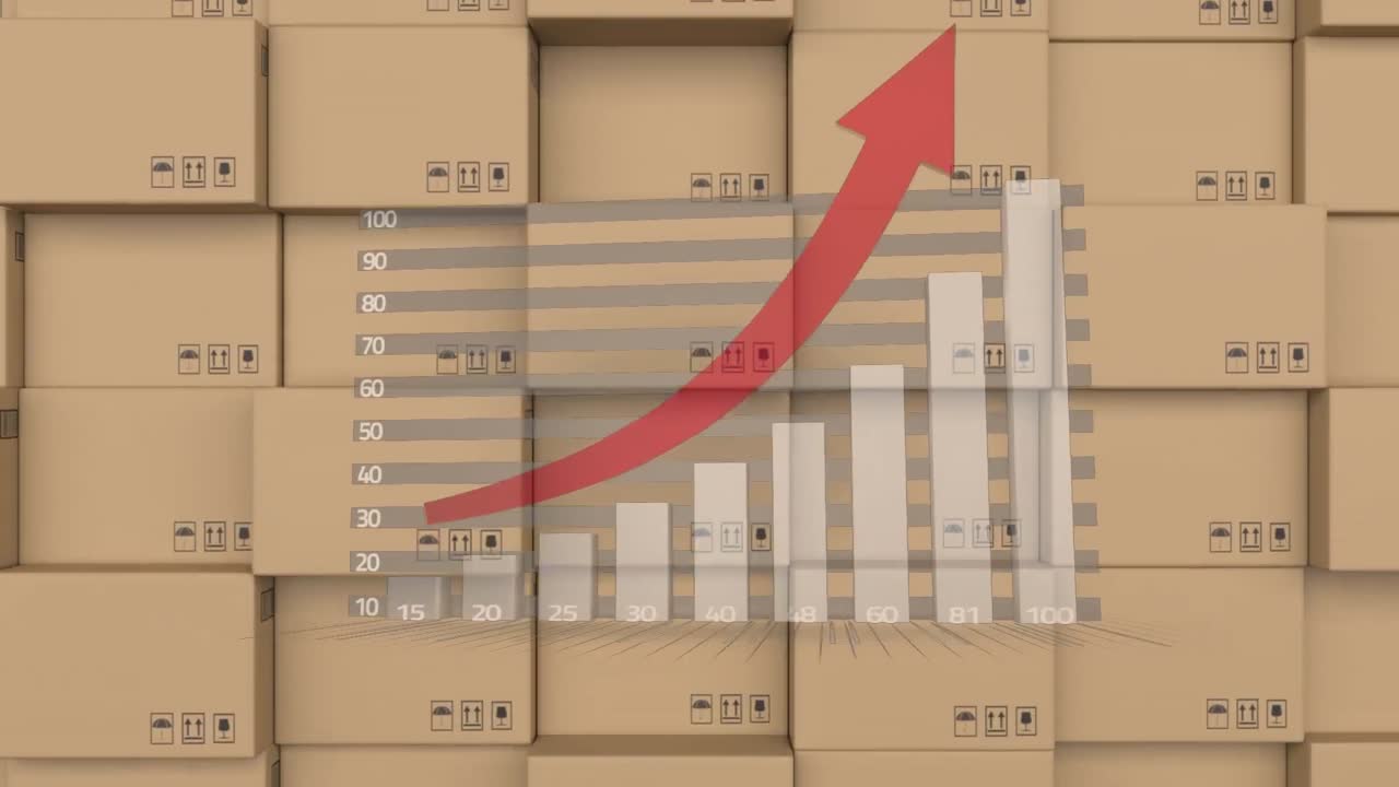 백그라운드에서 배달 상자 스택에 대한 통계 데이터 처리