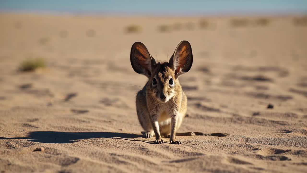 Small Desert Animal in Sand