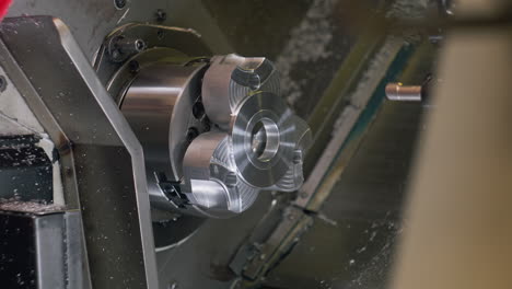 Technician-Installs-Workpiece-in-Turning-Machine