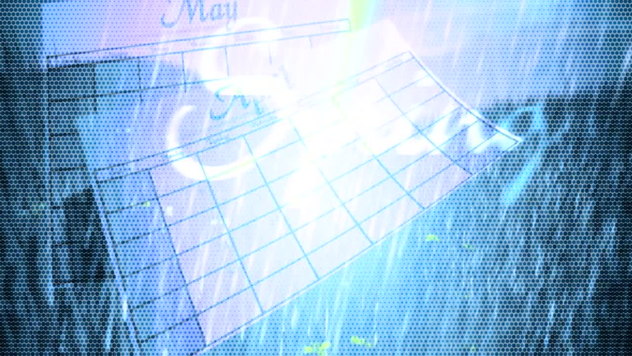 무작위로 생성된 단어, 글자, 숫자, 글, 문자, 기호를 보여주는 애니메이션 모션 배경