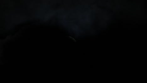 cloudy moon
