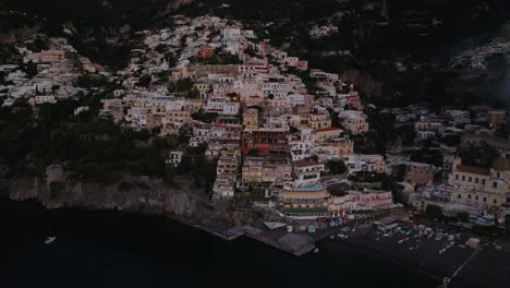 cliffside village of positano in amalfi coast, campania, southern italy