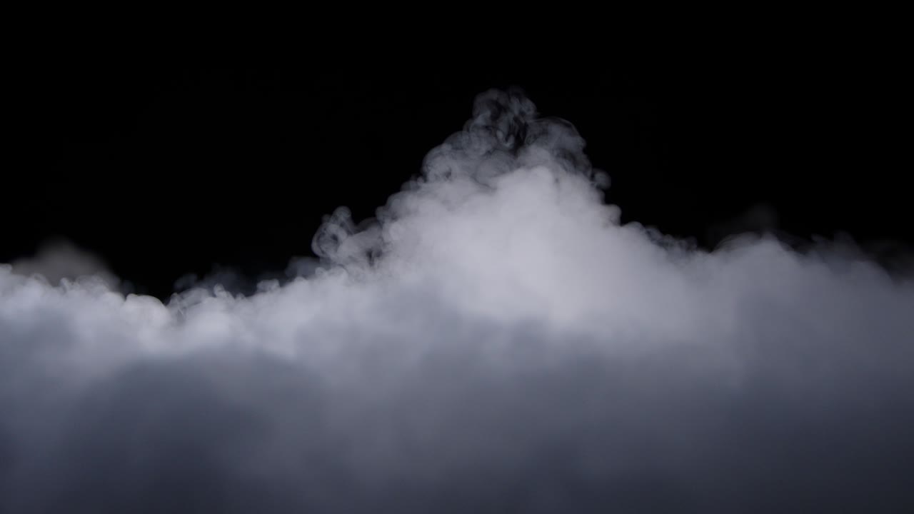 hielo seco realista nubes de humo niebla