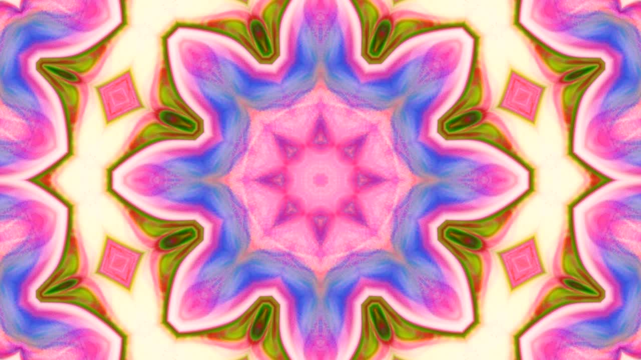 movimiento de fondo de kaleidoscopio abstractamente colorido