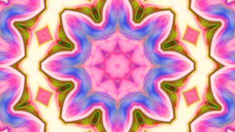 movimiento de fondo de kaleidoscopio abstractamente colorido