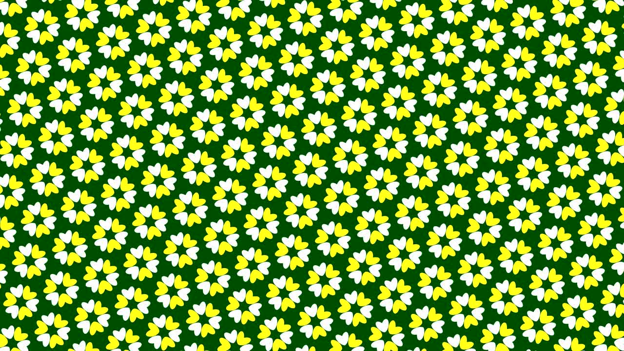 patrón gráfico que cambia de color a medida que gira hacia la izquierda