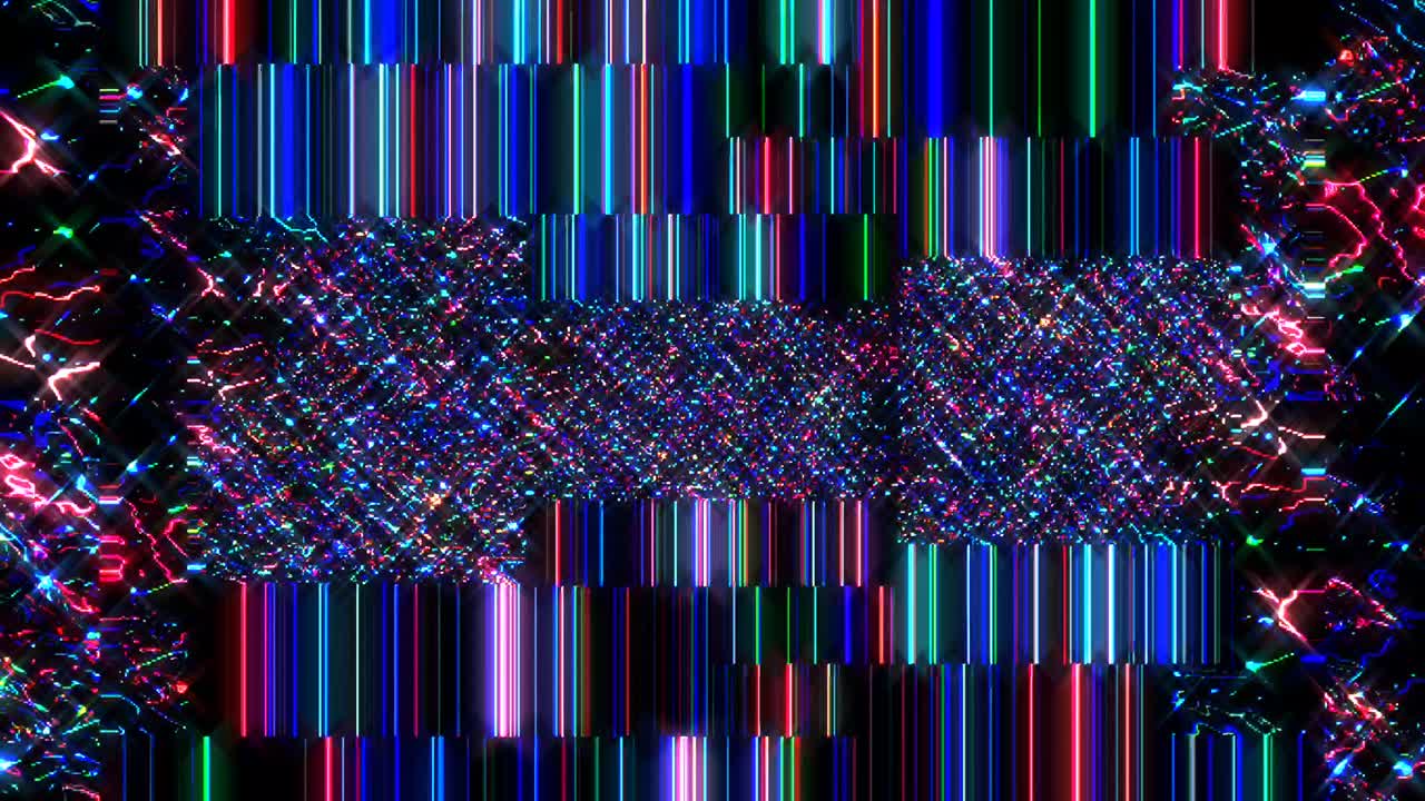 video che brillano, brillano brillantemente che regolano movimenti sottili con strisce colorate