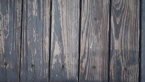 close-up view of weathered dark wooden planks