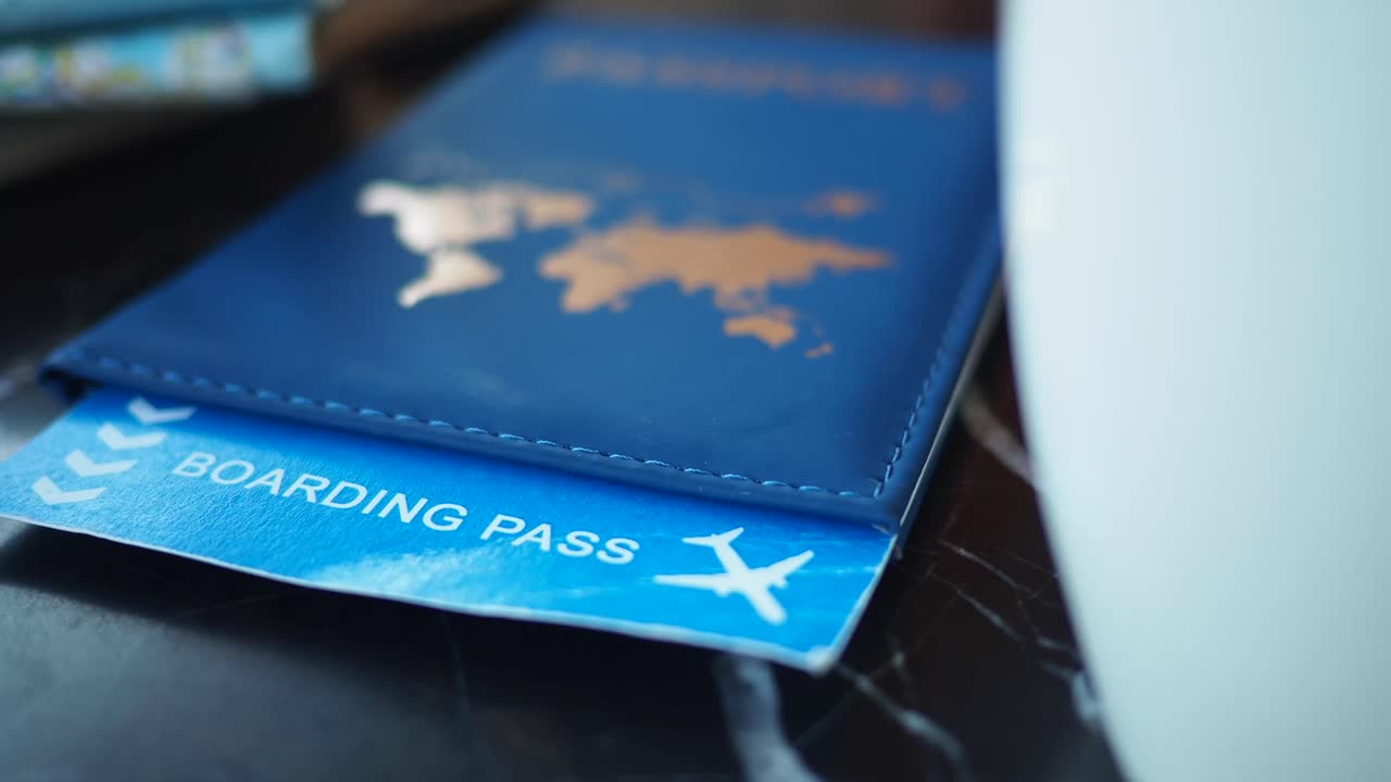 Passport and Boarding Pass for Travel